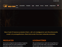Tablet Screenshot of mecatrade.se